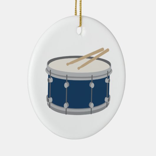 Snare Drum Keramisch Ornament (Rechts)