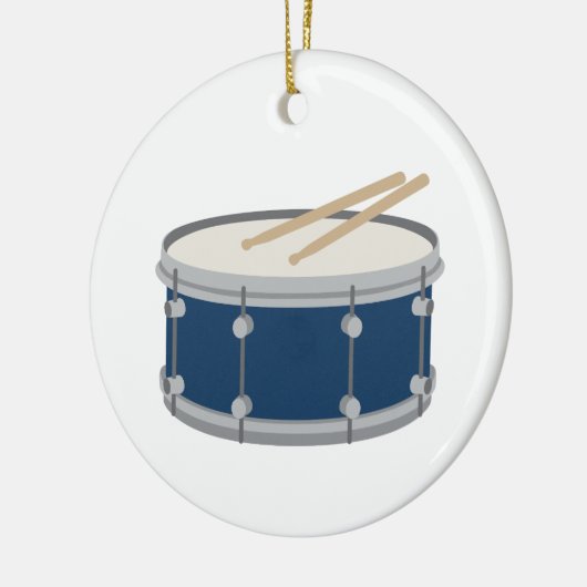 Snare Drum Keramisch Ornament (Links)