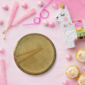 Snare drum met teken papieren bordje (Feest)