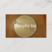 Snare drum met teken visitekaartje (Achterkant)