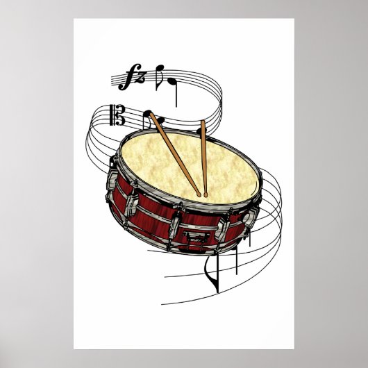 Snare Drum Poster (Voorkant)