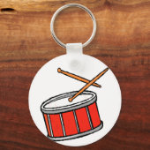 Snare Drum Red Sleutelhanger (Voorkant)