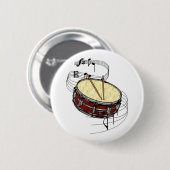 Snare Drum Ronde Button 5,7 Cm (Voorkant /achterkant)