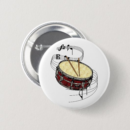 Snare Drum Ronde Button 5,7 Cm (Voorkant /achterkant)