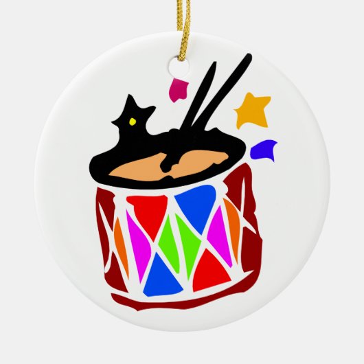 SNARE DRUM ROUND ORNAMENT (Voorkant)