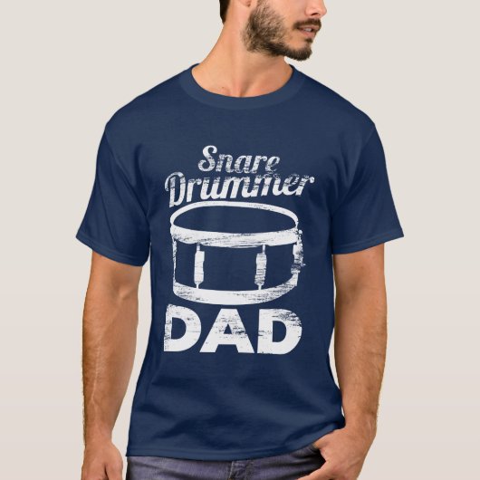 Snare Drummer Vader meisje T-shirt (Voorkant)