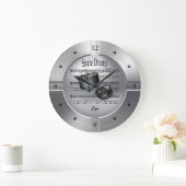 Snare drums ~ Blad-muziek ~ Pensed Silver Color ~ Grote Klok (Huis)