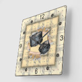 Snare Drums~Breaking Through~Strange Sheet Music~ Vierkante Klok (Hoek)