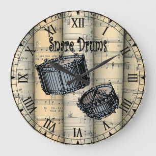 Snare drums ~ Gewalste  vel Grote Klok