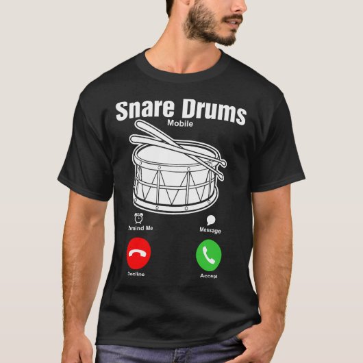 Snare Drums mobiele T-shirt (Voorkant)