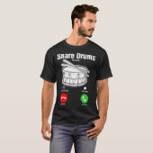 Snare Drums mobiele T-shirt (Voorkant volledig)