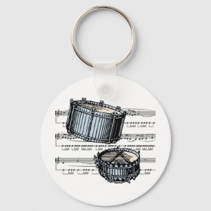 snare Drums musical 05 B Sleutelhanger