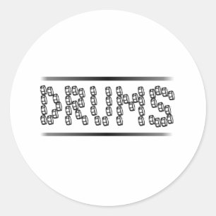 Snare Drums Ronde Sticker
