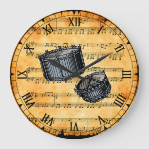 Snare Drums ~  vel Music-achtergrond ~ Grote Klok