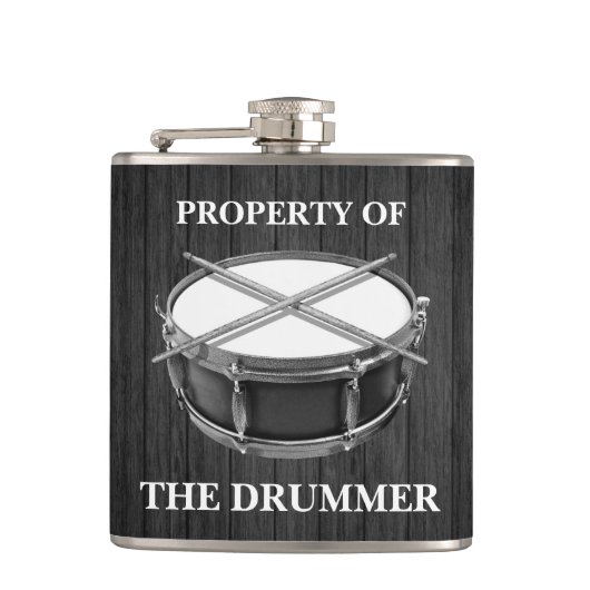 Snare drumsticks Rock & Roll Musician Drummer Heupfles (Voorkant)