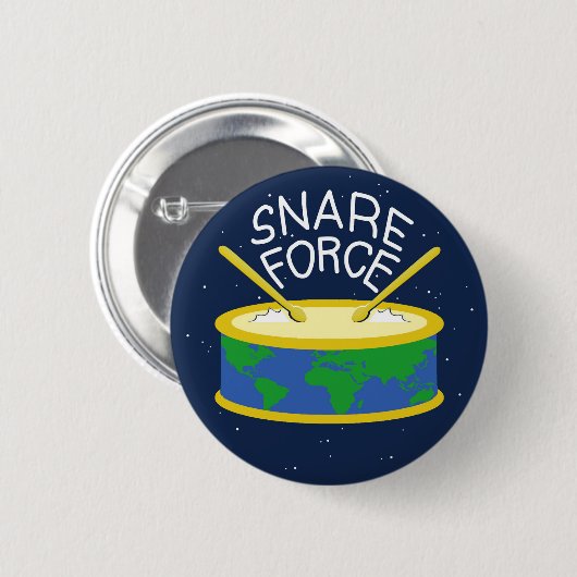Snare Force Ronde Button 5,7 Cm (Voorkant /achterkant)