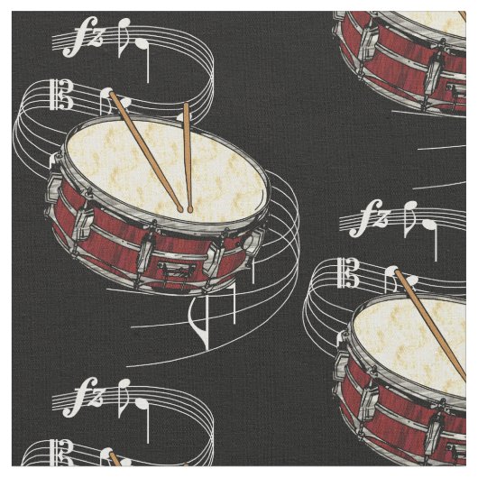 Snare trommelverbinding — donker stof (Close Up)