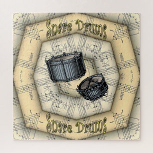 Snare troms ~ Strange Musical Design ~ Unieke ~ Legpuzzel
