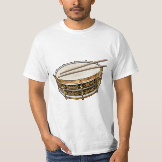 snaredrum t-shirt (Voorkant)