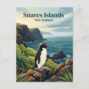 Snares-eilanden Nieuw-Zeeland Briefkaart