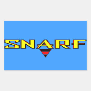 Snarf Rechthoekige Sticker