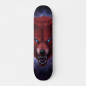 Snaring red wolf Skateboard (Voorkant)