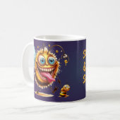Snark en sarcasme Crazy Bee Koffiemok (Voorkant links)