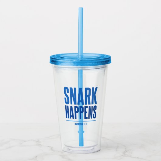Snark gebeurt - acryl drinkbeker (Voorkant)