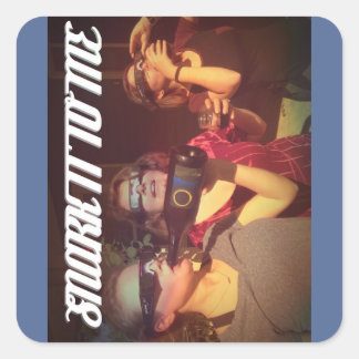 SNARK HET NAAR MIJ 'Club Sticker' Vierkante Sticker