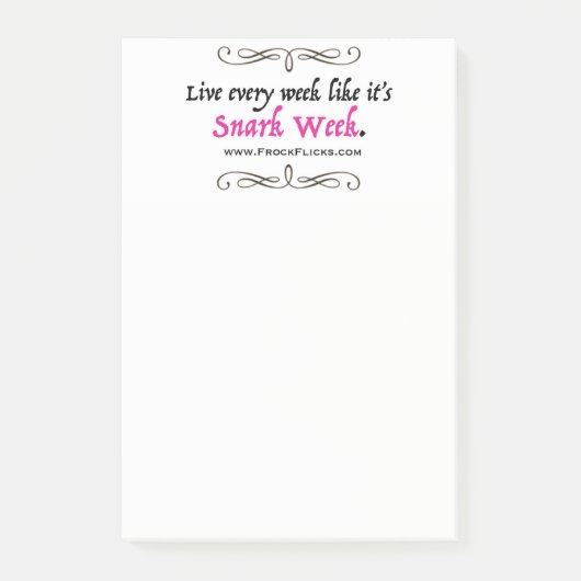 Snark Week - Sticky Notes (Voorkant)
