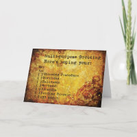 Snarkalicious Multipurpose Wenskaart
