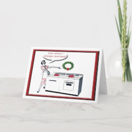 Snarkalische kerstkaart Geen grote apparaten Feestdagen Kaart