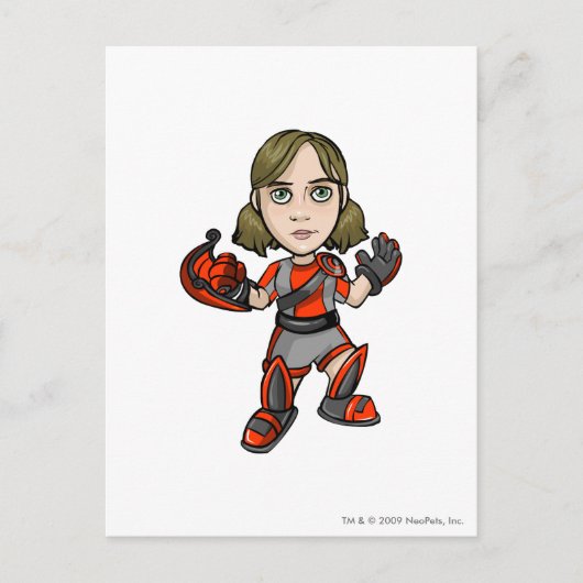 Snarkie Virtupets Space Station Staff Player Briefkaart (Voorkant)