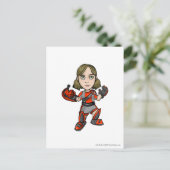 Snarkie Virtupets Space Station Staff Player Briefkaart (Staand voorkant)