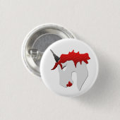 Snarkley Street Unicorn Ronde Button 3,2 Cm (Voorkant /achterkant)