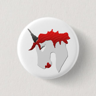 Snarkley Street Unicorn Ronde Button 3,2 Cm