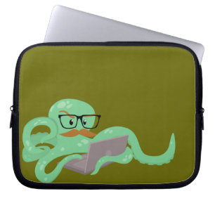 Snarktopus Internet Octopus-laptophoes Laptop Sleeve