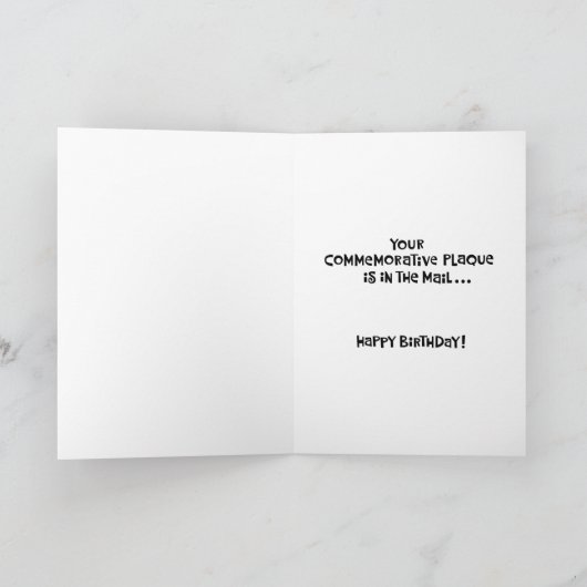 Snarky 21e verjaardag kaart (Binnen)