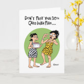 Snarky 30th Birthday Kaart (Gele Bloem)