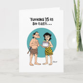 Snarky 35th Birthday Kaart (Voorkant)
