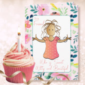 Snarky 40e vrouwelijke cartoon sassy verjaardagska kaart