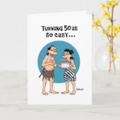 Snarky 50e verjaardag kaart (Gele Bloem)