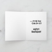 Snarky 58e verjaardag kaart (Binnen)