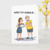 Snarky 60e verjaardag kaart (Gele Bloem)