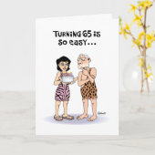 Snarky 65th Birthday Kaart humor (Gele Bloem)