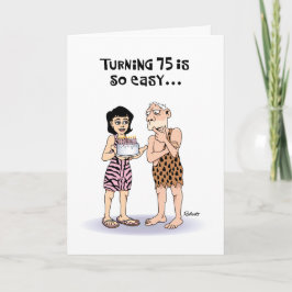 Snarky 75e verjaardag kaart