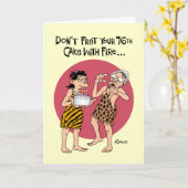 Snarky 76th Birthday Kaart (Gele Bloem)