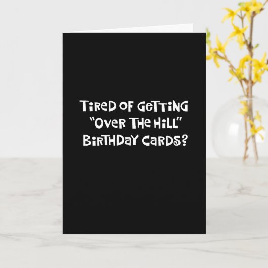 Snarky 80ste verjaardag Kaart (Gele Bloem)