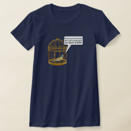 Snarky Bird Talk Persoonlijk T-shirt