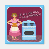 Snarky Casserole Gezegde Magneet (Voorkant)